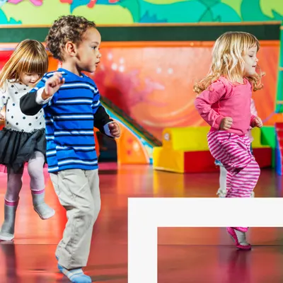 Children dancing.