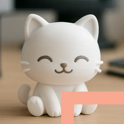 A 3D printed cat.