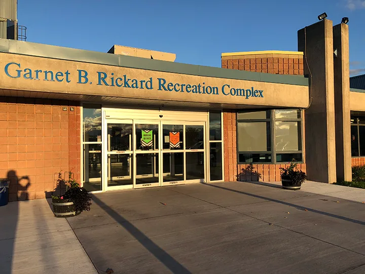 Garnet B. Rickard Recreation Complex. The pictured site is listed in this guide. Confirm the specific service point before visiting.