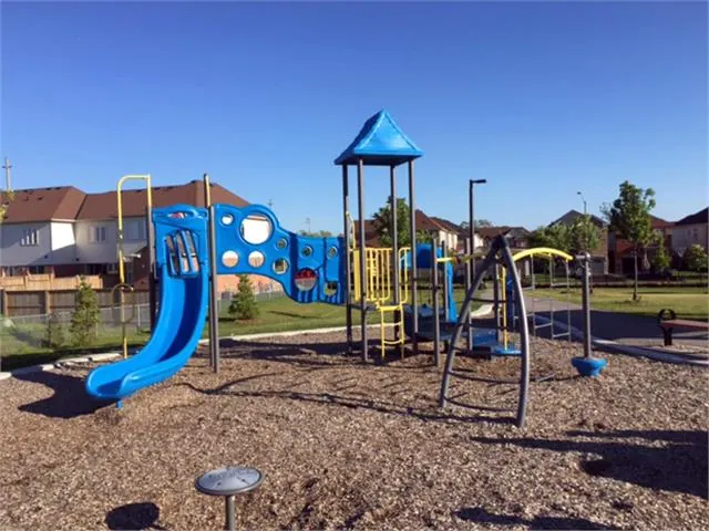 Ground-level view of Bathgate Commons