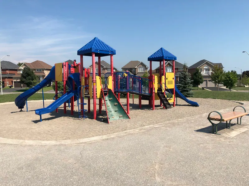 Ground-level view of Baxter Park