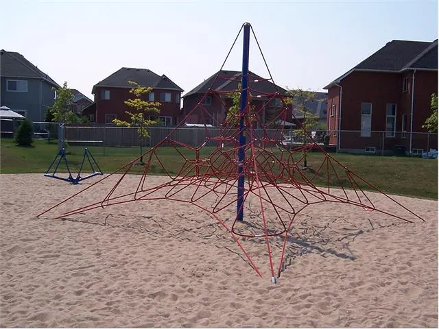 Ground-level view of Brookhouse Parkette