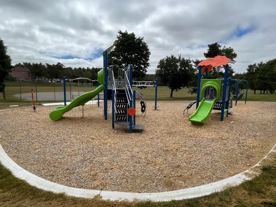 Ground-level view of Burketon Park