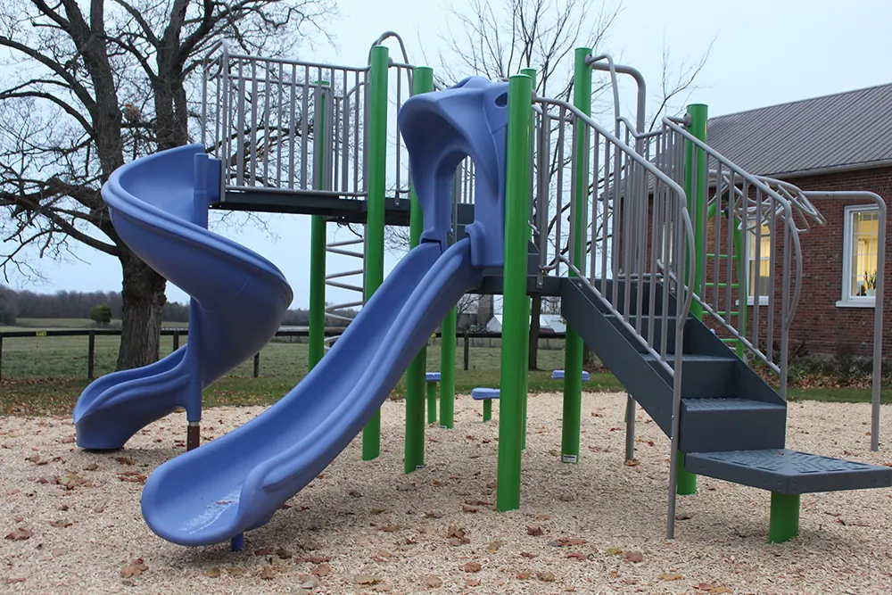 Ground-level view of Haydon Hall Parkette