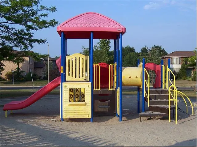 Ground-level view of Highland Park