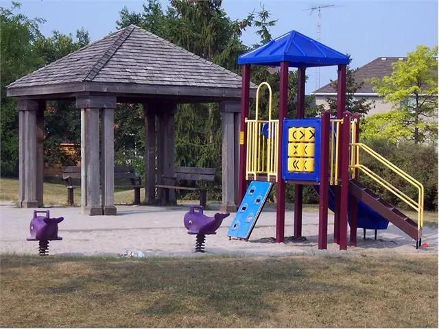 Ground-level view of Penfound Park