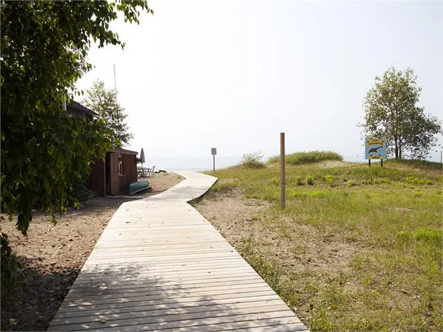 Ground-level view of Port Darlington Waterfront Park/West Beach