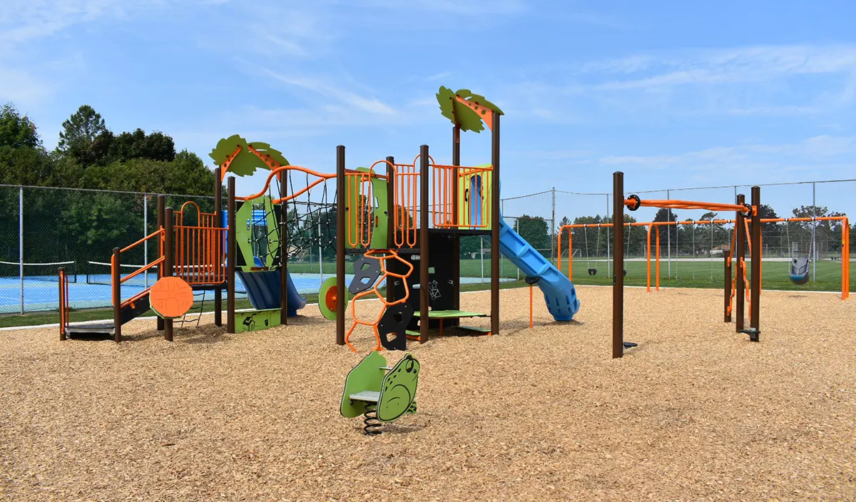 Ground-level view of Solina Park