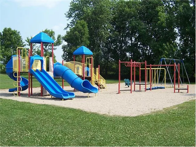 Ground-level view of Tyrone Park